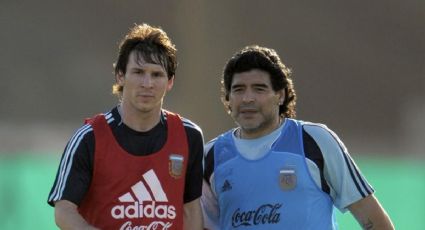 El mensaje de Lionel Messi a Maradona tras su operación