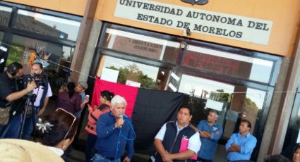 Trabajadores de UAEM se declaran en huelga; exigen renuncia del rector Alejandro Vera
