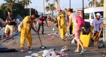 Recolectan casi 20 mil toneladas de basura en Acapulco