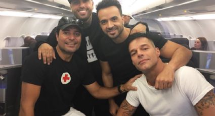 Ricky Martin, Chayanne y Luis Fonsi llevan víveres a Puerto Rico para víctimas de 'María'