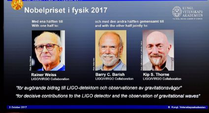Dan Nobel de Física 2017 a estudio de las ondas gravitacionales (FOTOS)
