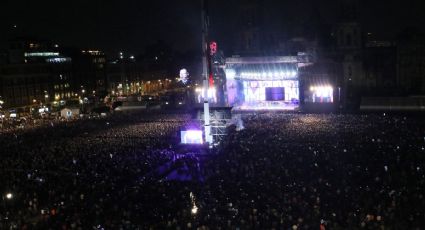 Reúne Timbiriche a 80 mil personas en el Zócalo CDMX