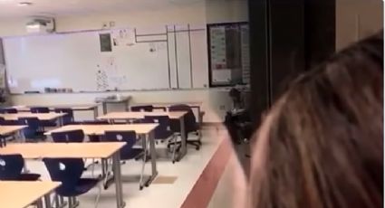 Captan a profesora drogándose en pleno salón de clases (VIDEO)