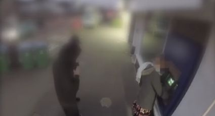 Frustran asalto a una mujer en un cajero automático en Newcastle (VIDEO)