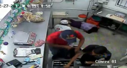Captan en video asalto a carnicería de Oaxaca 