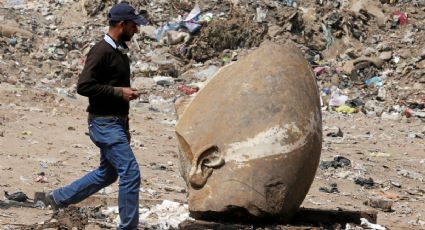 Aclaran que estatua faraónica encontrada en el Cairo podría ser de Psametik I