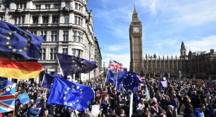 Miles de personas en Londres se manifiestan contra el 'brexit'