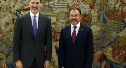 Videgaray se reúne con el rey Felipe VI de España; destacan lazos de amistad