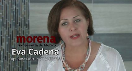 Pide Senado a Fepade investigar a Eva Cadena de Morena
