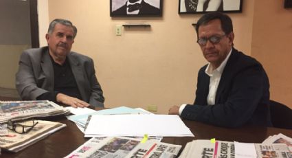 Se reúne Campa Cifrián con dueño del periódico 'Norte de Ciudad Juárez'