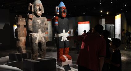 Exhiben obras de la cultura mexica a color, en Museo del Templo Mayor
