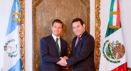 Dialogan Peña Nieto y Jimmy Morales sobre relación bilateral