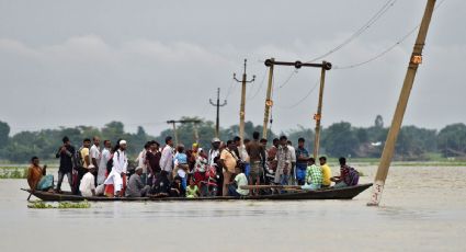 Al menos 1.2 millones de afectados por inundaciones en India