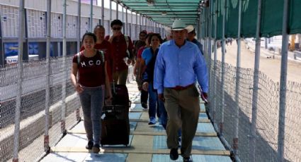 Abren segundo paso peatonal fronterizo en el cruce de Tijuana-California