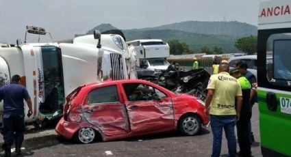 Volcadura de tráiler afecta la carretera México-Puebla: Capufe 