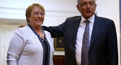 AMLO presenta a Bachelet su proyecto de nación