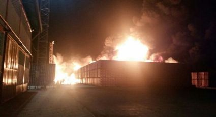Incendio deja daños materiales en cervecera de Tuxtepec, Oaxaca 