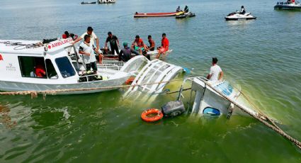 Reportan 4 muertos por hundimiento de embarcación turística que navegaba entre Isla Mujeres y Cancún