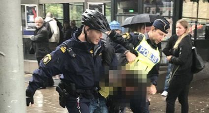 Policías son atacados por un hombre armado con un cuchillo en Estocolmo 