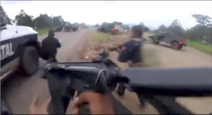 VIDEO: Enfrentamiento entre militares y criminales en Chihuahua