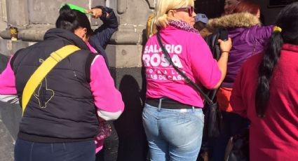 Mujeres exigen a Del Mazo cumplimiento del Salario Rosa para amas de casa
