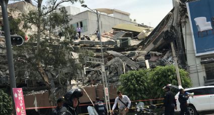 Sismo derrumba al menos diez edificios en distintas zonas de CDMX