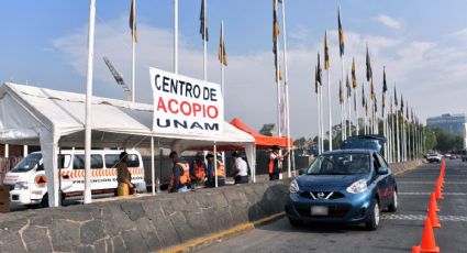 Reactiva UNAM centro de acopio e instrumentos brigadas de rescate