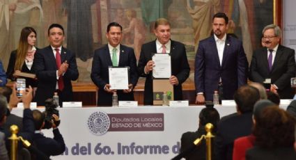 Manzur entrega a Congreso de Edomex el Sexto Informe de Gobierno de Eruviel Ávila