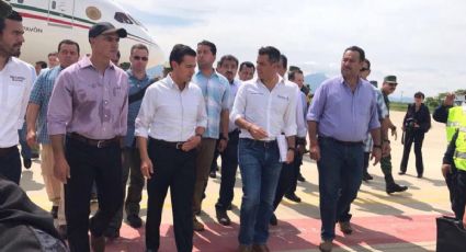 EPN llega a Oaxaca para visitar zona afectada por sismo de 8.2 grados en Juchitán