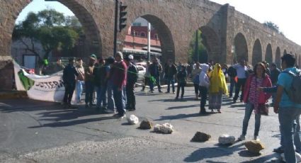 Sector educativo de Michoacán protesta ante la SFA: exigen pago de salarios