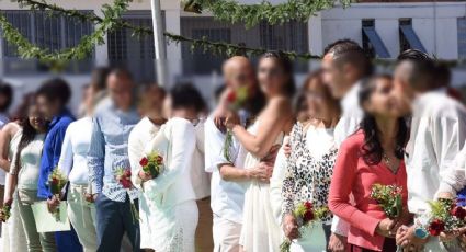 Celebran 25 bodas en penal del Edomex; buscan reinserción social