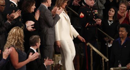 Melania Trump rompe con la tradición; llega por su cuenta al Congreso (VIDEO)