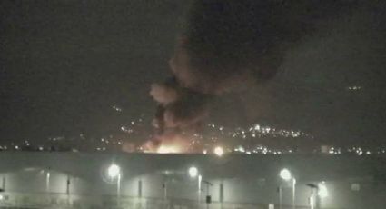 Un incendio en una fábrica de plásticos en el Edomex (VIDEO)