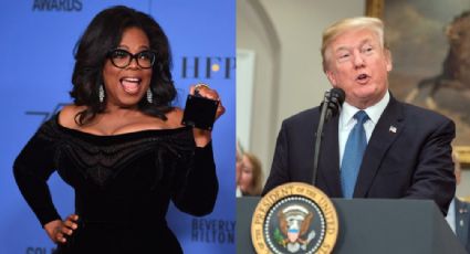 En contienda presidencial Trump dice que vencería a Oprah