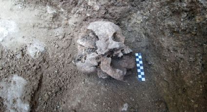 Hallan restos de 'niño vampiro', sepultado hace más de mil 500 años