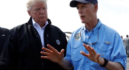 Trump evalúa daños de huracán 'Michael' en Florida (VIDEO)