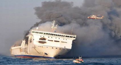 Se incendia ferry con 335 personas a bordo en el Mar Báltico