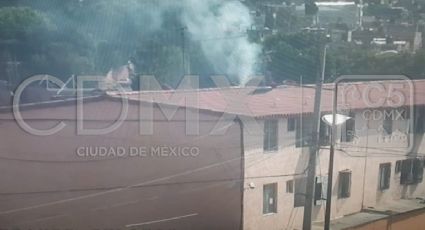 Reportan incendio en la colonia Álvaro Obregón, Iztapalapa 