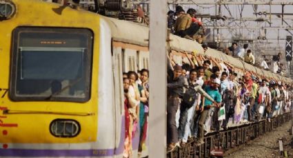 Logran salvar a una chica de caer en la vías del tren en India