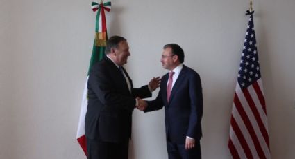 Dialoga Mike Pompeo con Luis Videgaray 