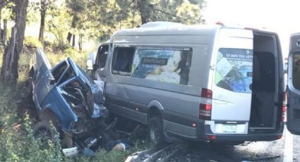 Choque en la carretera Siglo XXI deja 2 muertos y 16 heridos en Michoacán