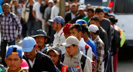 Instalan mesa en Baja California para garantizar orden en Caravana Migrante