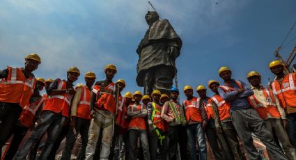 Capturan imagen de la estatua más grande del mundo, desde el espacio (FOTOS)