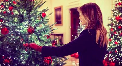 Usuarios se burlan de la decoración navideña de Melania Trump (FOTOS)