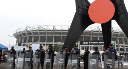 Inicia operativo policial en el estadio Azteca; 5 mil policías vigilarán