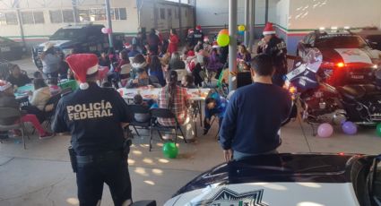 Policía Federal entrega juguetes a menores de escasos recursos (FOTOS)
