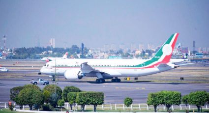 Avión presidencial llega a aeropuerto de California