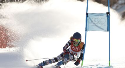 Esquiadora mexicana Sarah Schleper finaliza en sitio 39 en Salom Gigante