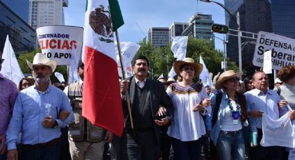 'Caravana por la Dignidad' arriba al Hemiciclo a Juárez en la CDMX (VIDEO) 