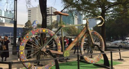 Arte huichol se exhibe en Paseo de la Reforma (FOTOS) 